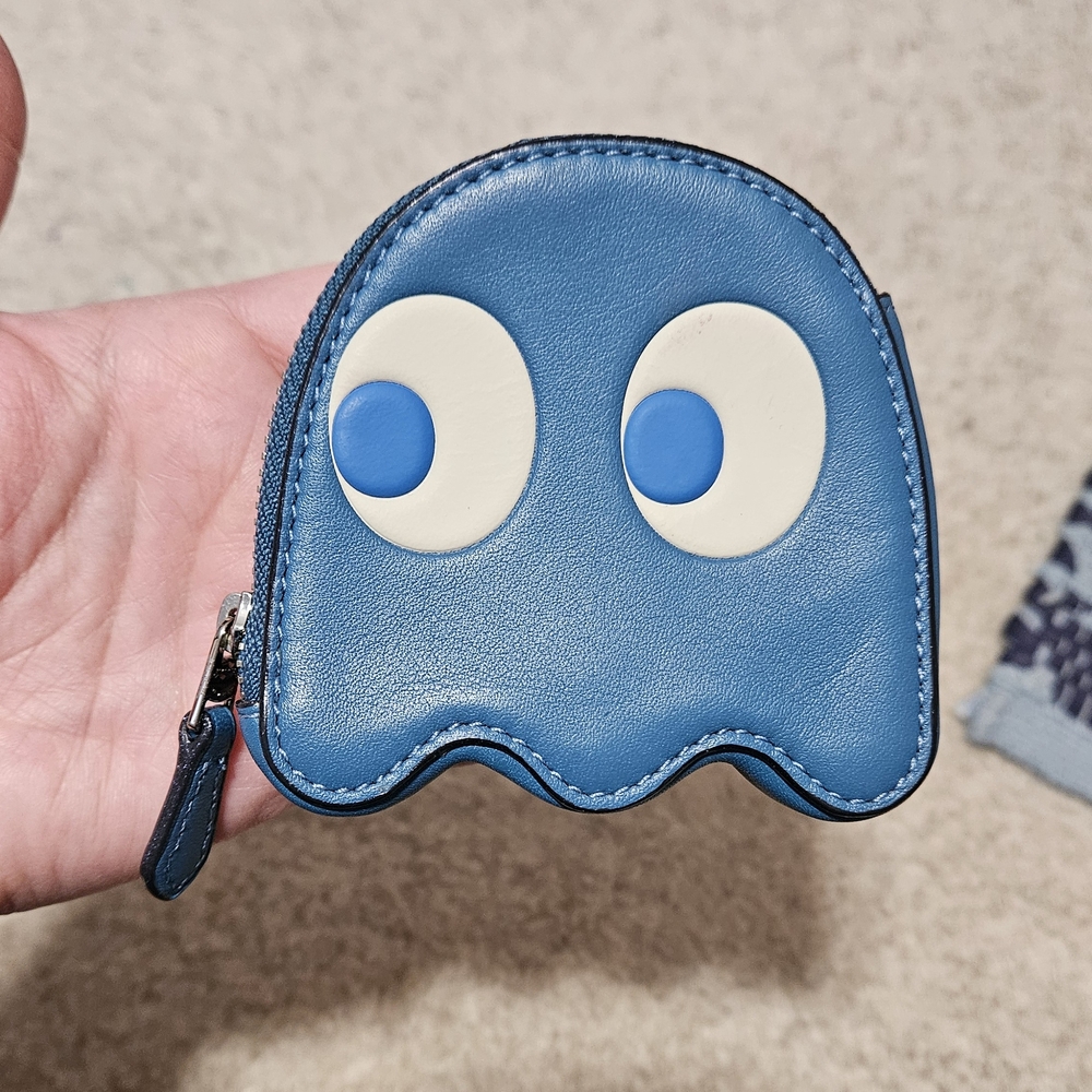 Blue Ghost Coin Pouch